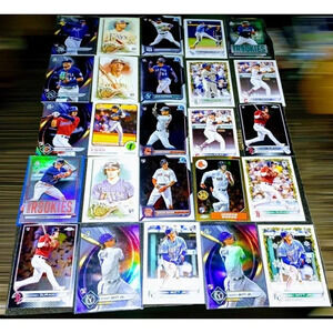 Julio Rodriguez-Wander Franco-Steven Kwan-Jarren Duran-Bobby Witt Jr RC Lot (25)